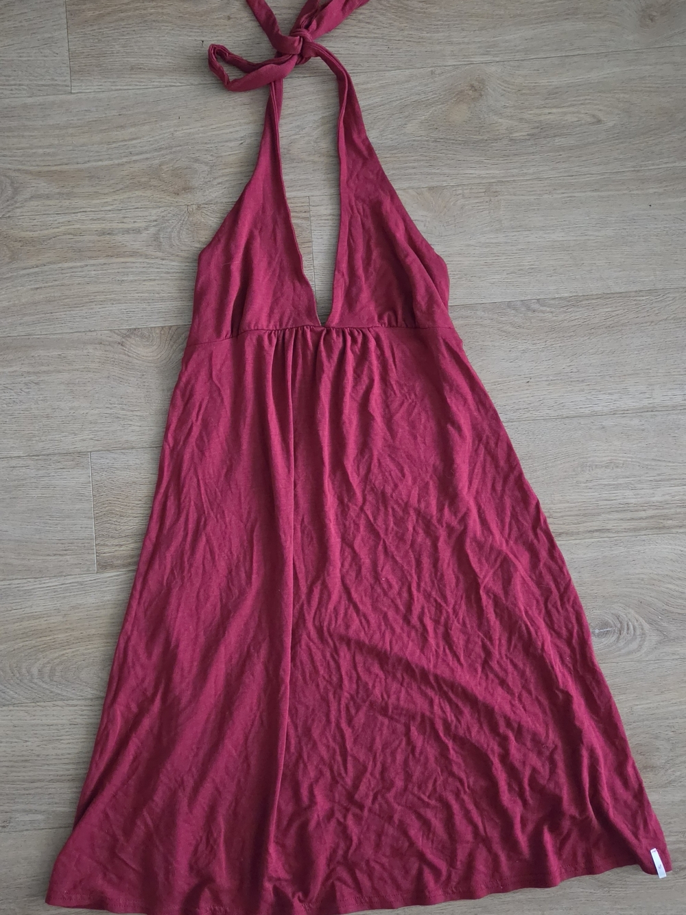 Urban Outfitters Red Halter Dress